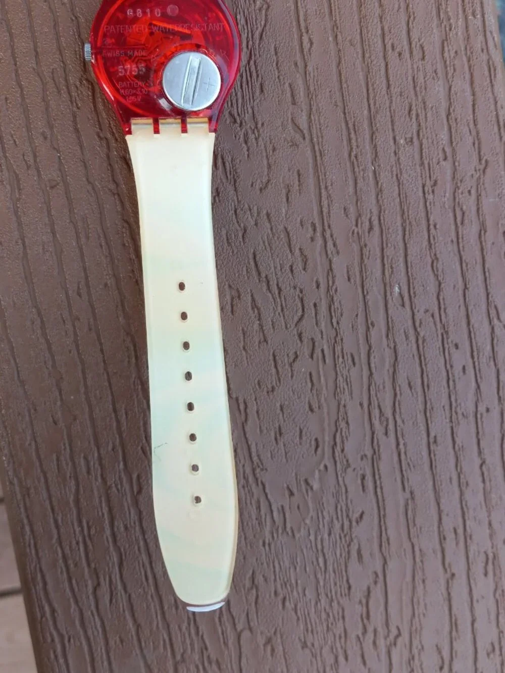 Vintage Swatch Watch The Rose Watch RUNS AND KEEPS TIME